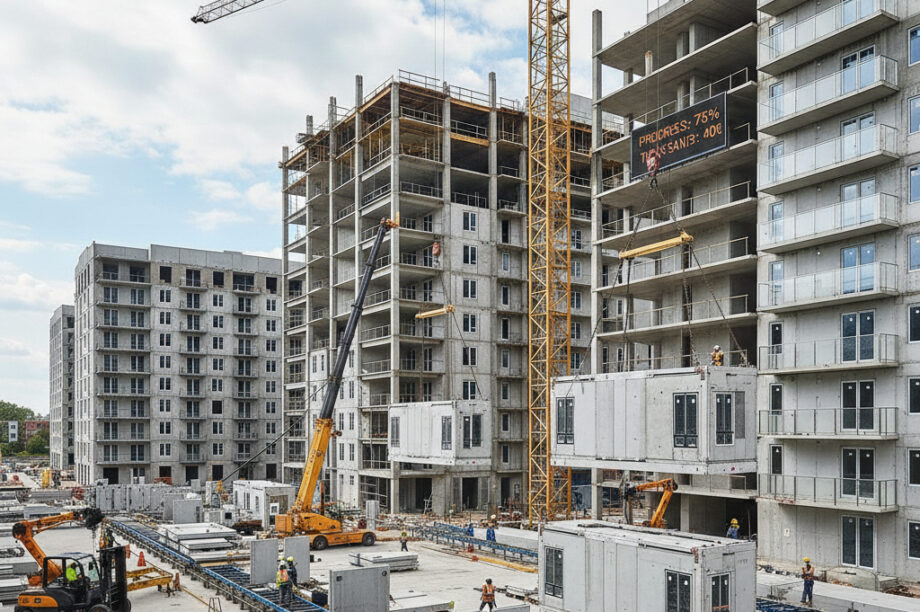 construcción industrializada project monitoring
