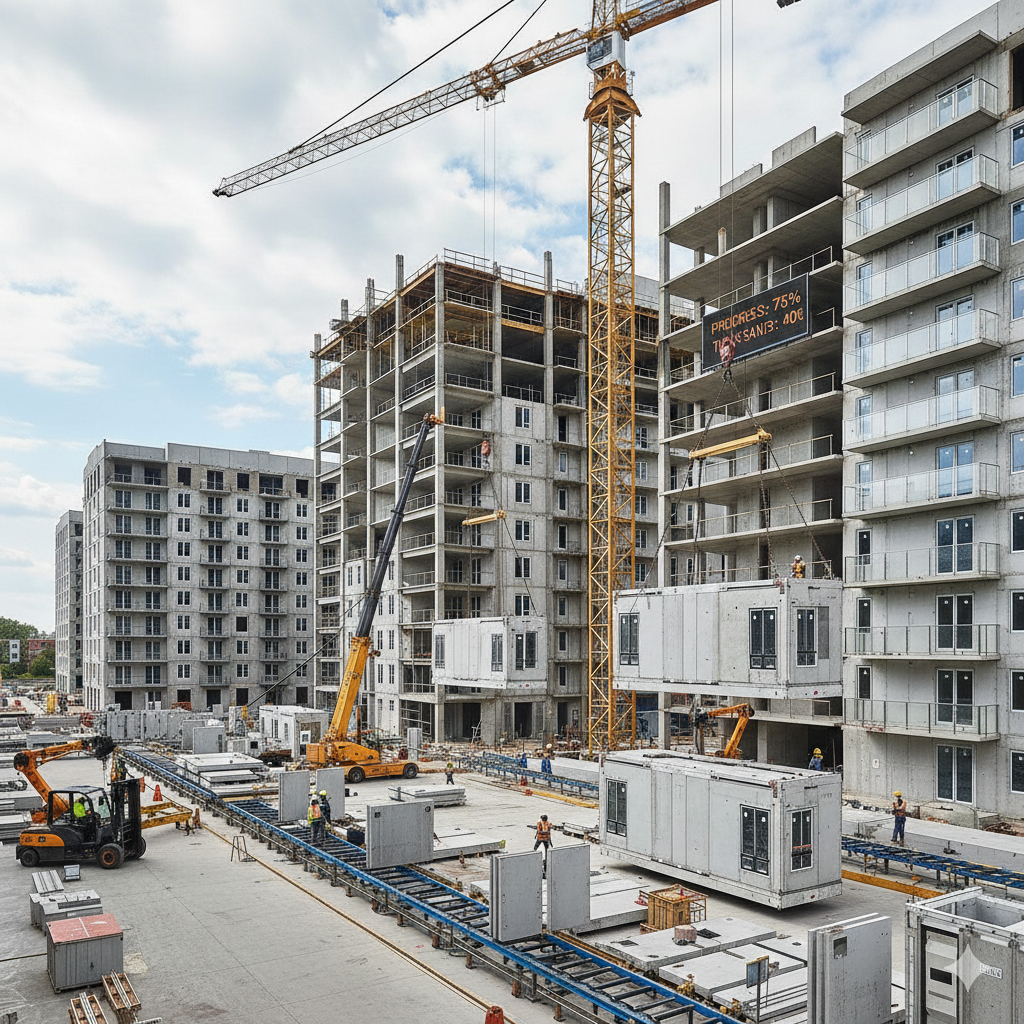 construcción industrializada project monitoring