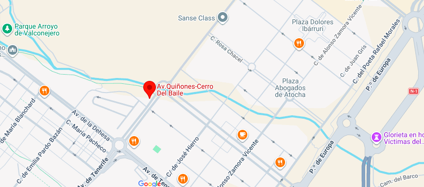 mapa cerro del baile